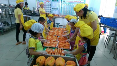 Hoạt động trải nghiệm của các con trường MN Lê Trọng Tấn